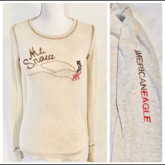 American Eagle Outfitters Tops - Women’s American Eagle Waffle Knit Shirt